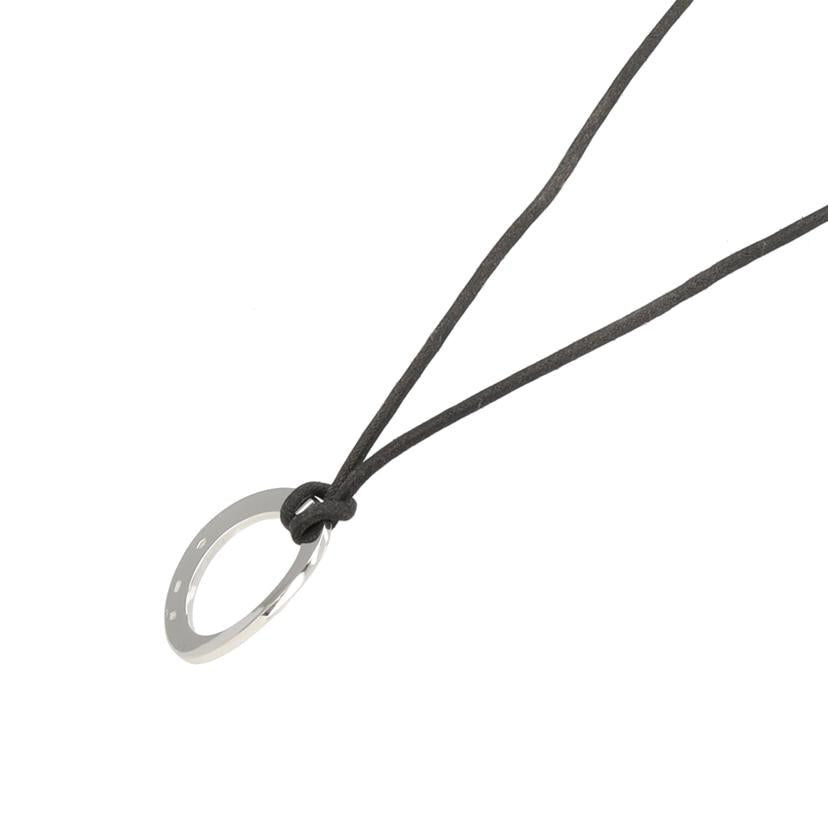 BVLGARI ブルガリ/750WGキーリングネックレス//ABランク/94