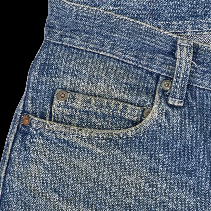 LEVI＇S リーバイス/80＇s　／　リーバイス50ヒッコリーストライプ／　USA製　／　501－0119　／ボタン裏532/501//ABランク/82