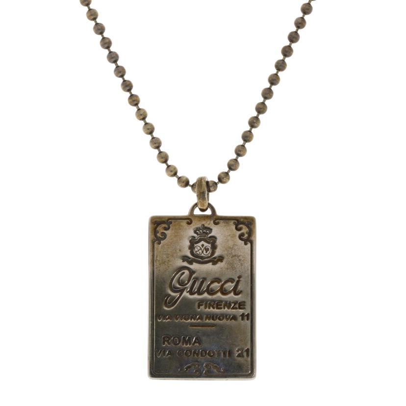 GUCCI グッチ/925／FIRENZEネックレス／66cm/2500-804863250//Bランク/94