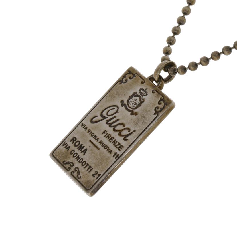 GUCCI グッチ/925／FIRENZEネックレス／66cm/2500-804863250//Bランク/94