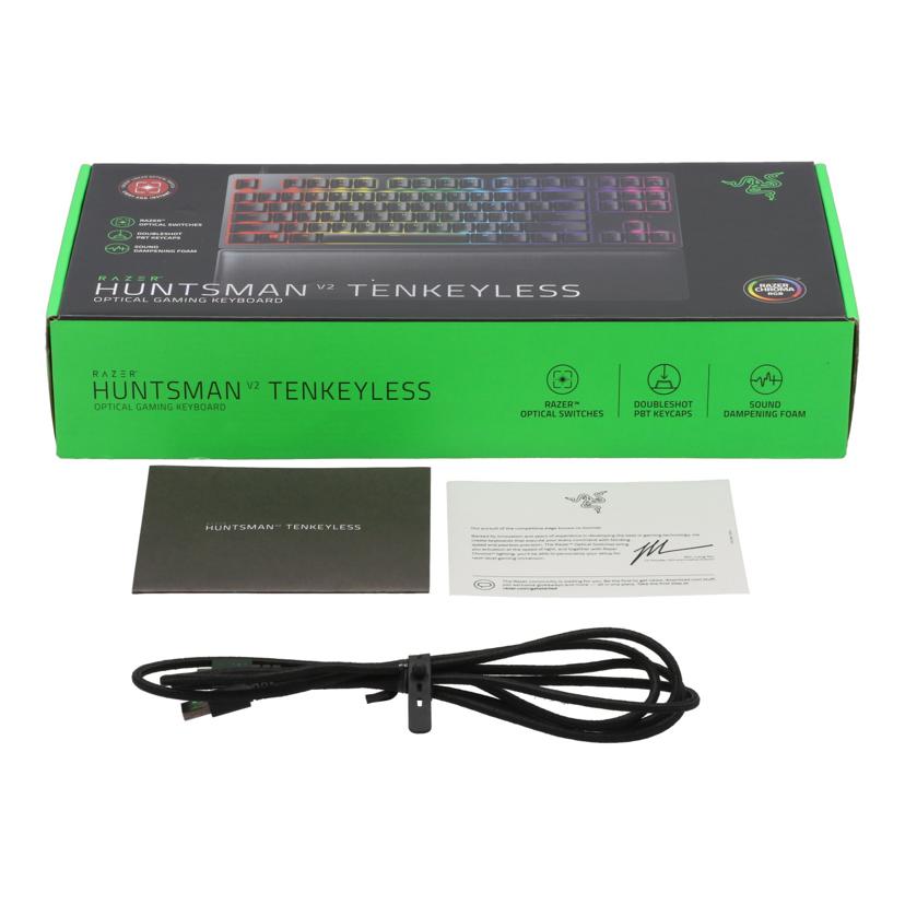 Razer レイザー　/ゲーミングキーボード／Huntsman　V2/RZ03-03941000-R3J1//PM2216F60500001/Bランク/09