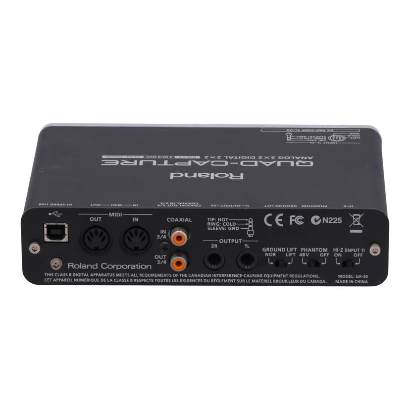 Roland ローランド　/USBオーディオインターフェース/UA-55 QUAD-CAPTURE //F5D3854/Bランク/05