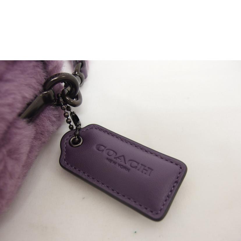 COACH コーチ/ピロータビーショルダーバッグ／パープル系/CC444//G22**/Aランク/04
