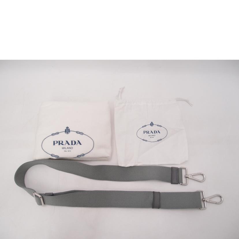 PRADA プラダ/カナパ2wayトート／グレー//180/Aランク/69