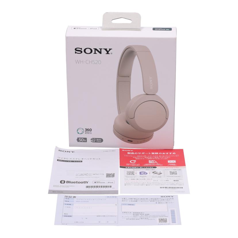 SONY　 ソニー　/ワイヤレスヘッドホン/WH-CH520//S0140725228/Bランク/24