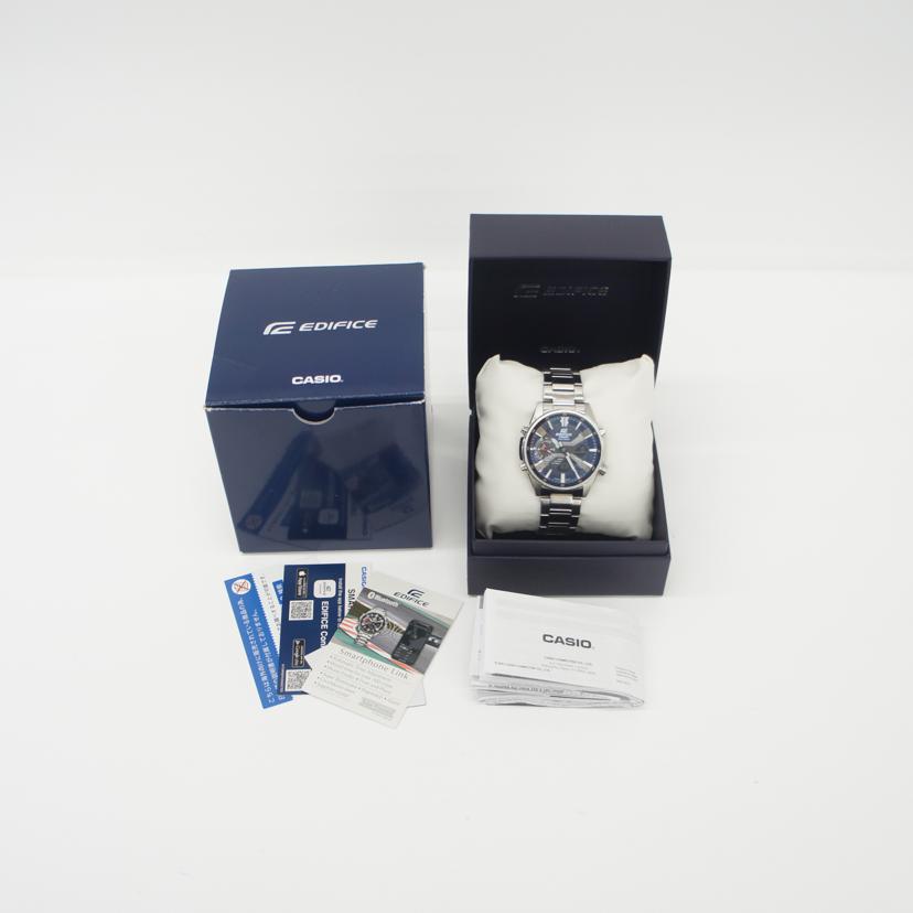 CASIO カシオ/EDIFICE海外モデル／ソーラー/ECB-S100D-2ADF//006*****/Bランク/94