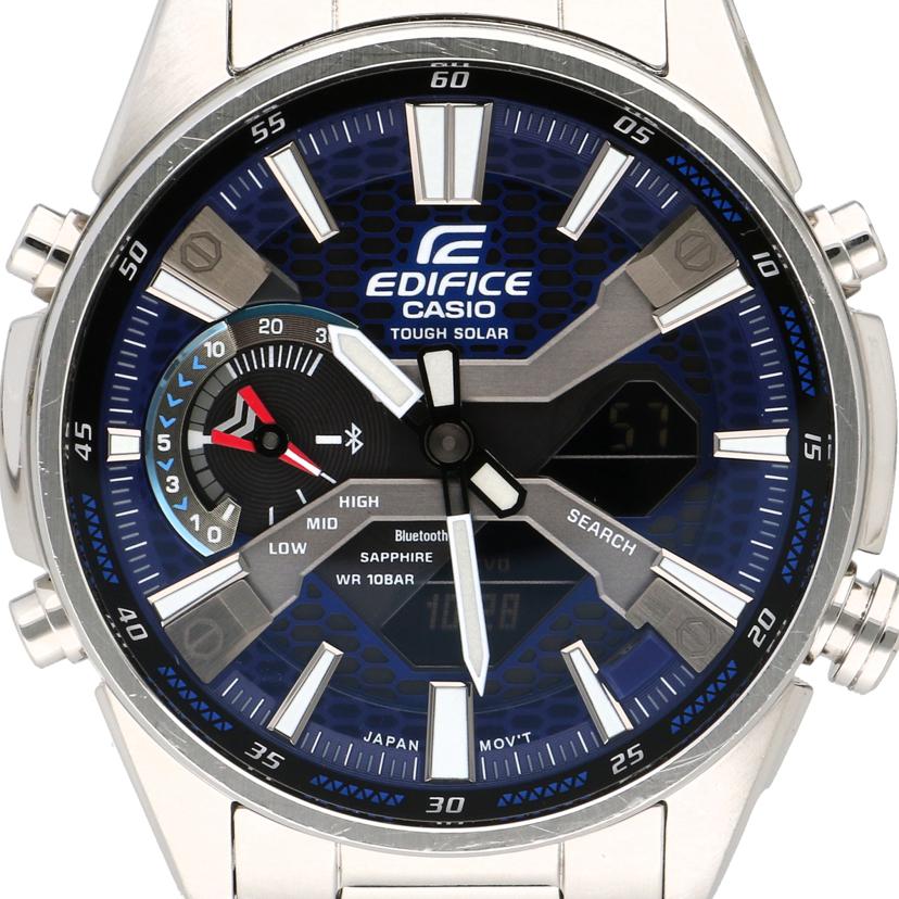 CASIO カシオ/EDIFICE海外モデル／ソーラー/ECB-S100D-2ADF//006*****/Bランク/94