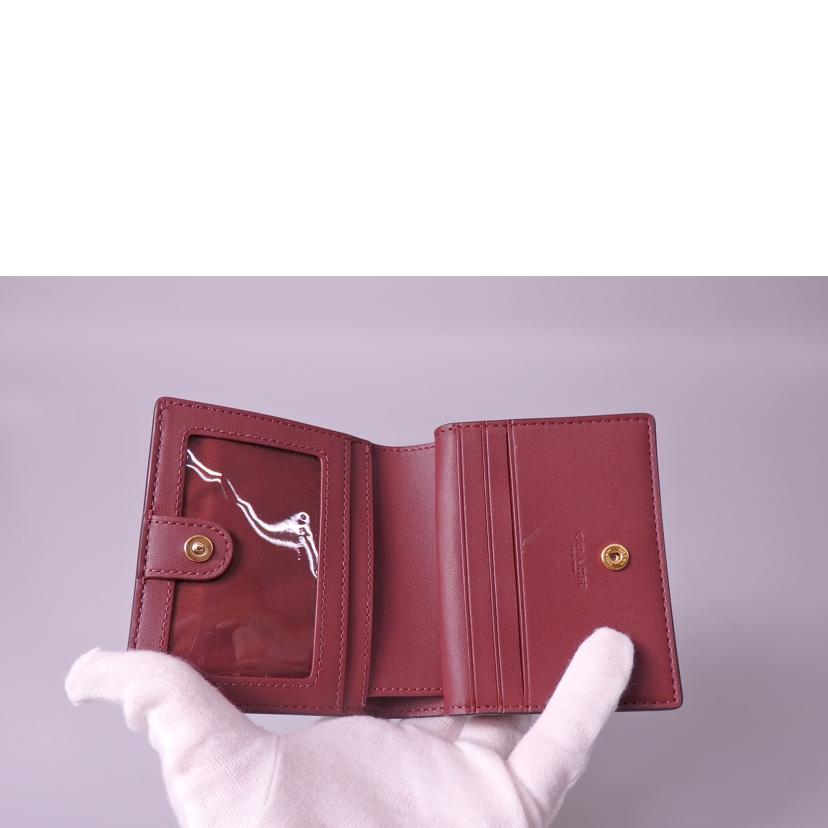COACH コーチ/シグネチャー二つ折り財布/CF522//M22**/Aランク/76