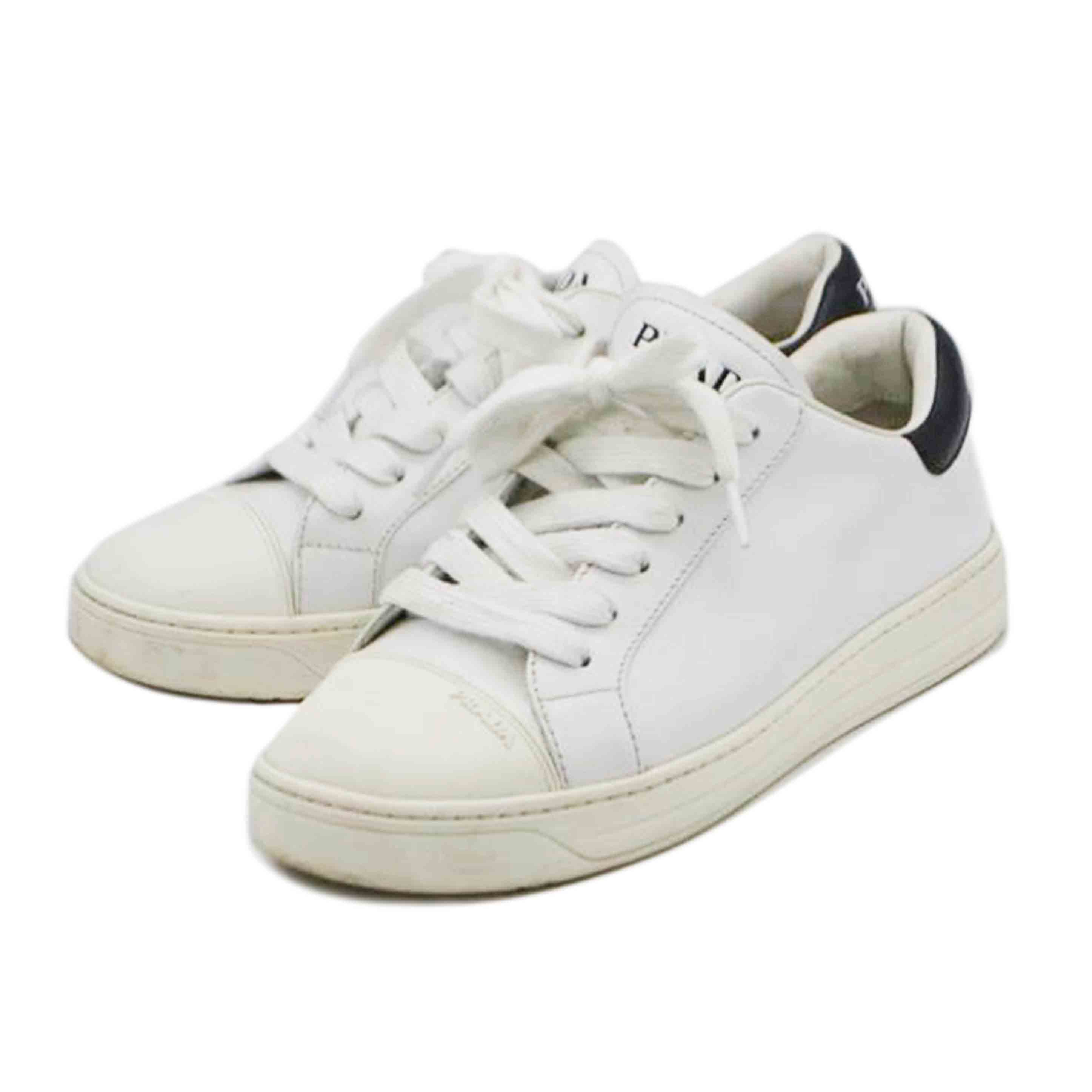 PRADA プラダ/ローカットレザーレディーススイーカー／22．0cm（35）/1E059M//35/Bランク/89