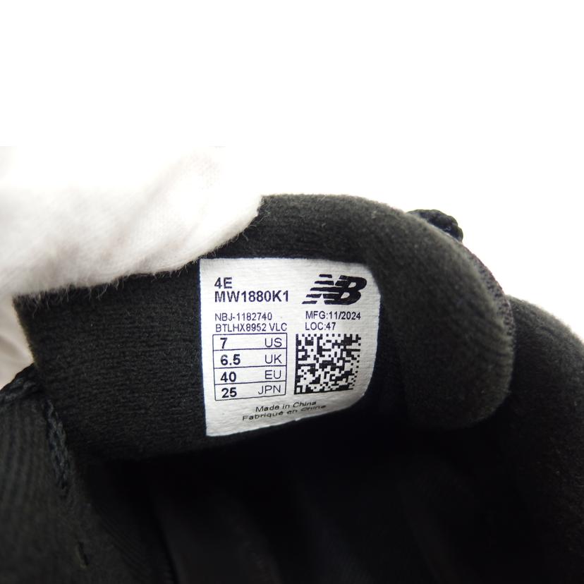 New　Balance ニューバランス/New　Balance　Fresh　Foam　1880　／Black/MW1880K1//Aランク/82