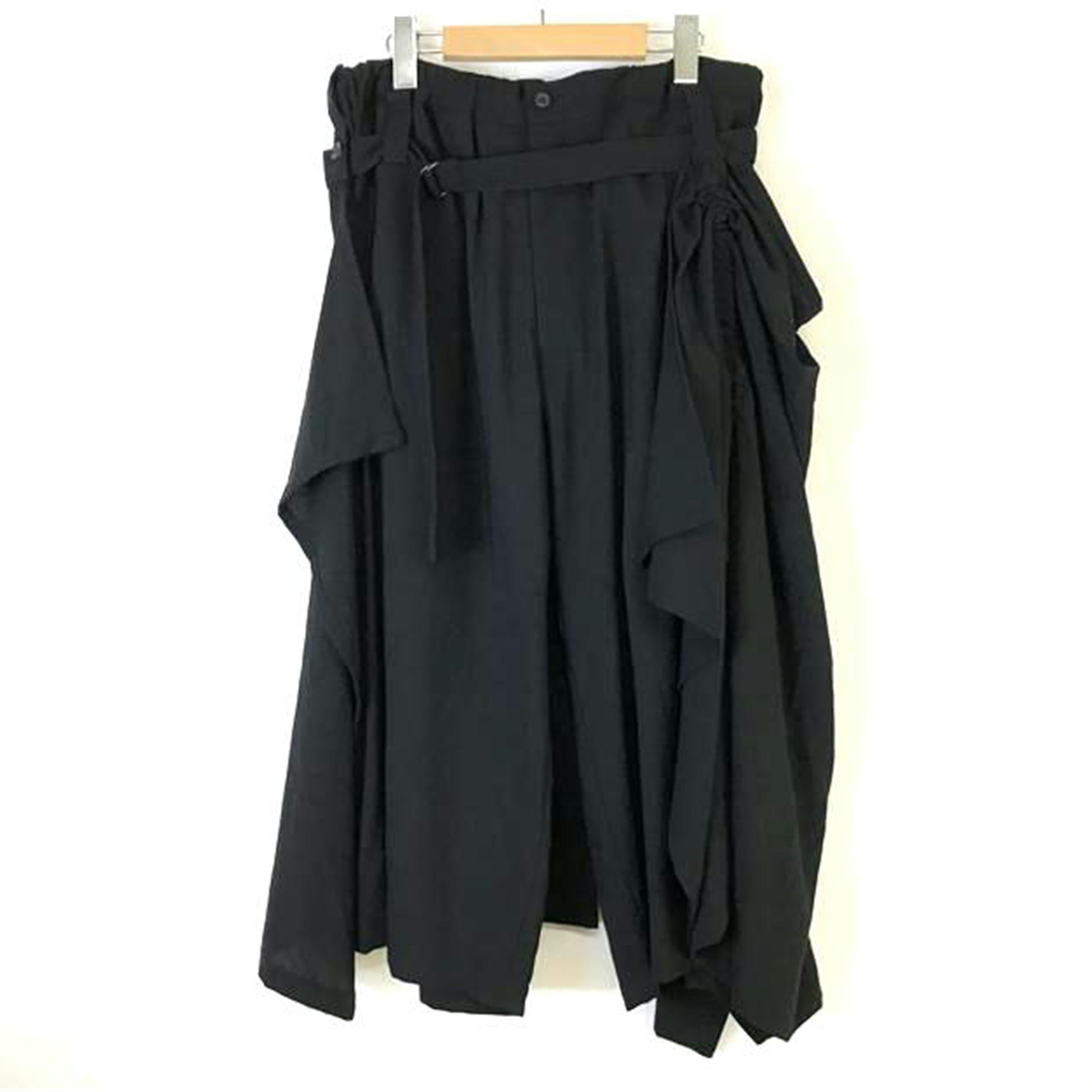 YOHJI　YAMAMOTO ヨウジヤマモト/スカート型ウールワイドパンツ/NW-P52-101//Bランク/51