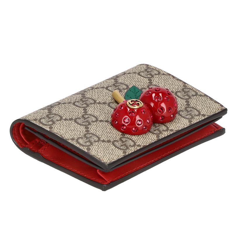 GUCCI グッチ/チェリーウォレット／GGスプリーム/476050//114*/Aランク/85