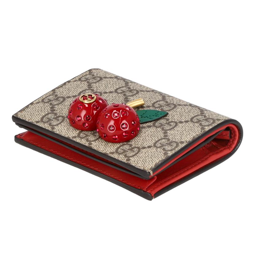 GUCCI グッチ/チェリーウォレット／GGスプリーム/476050//114*/Aランク/85