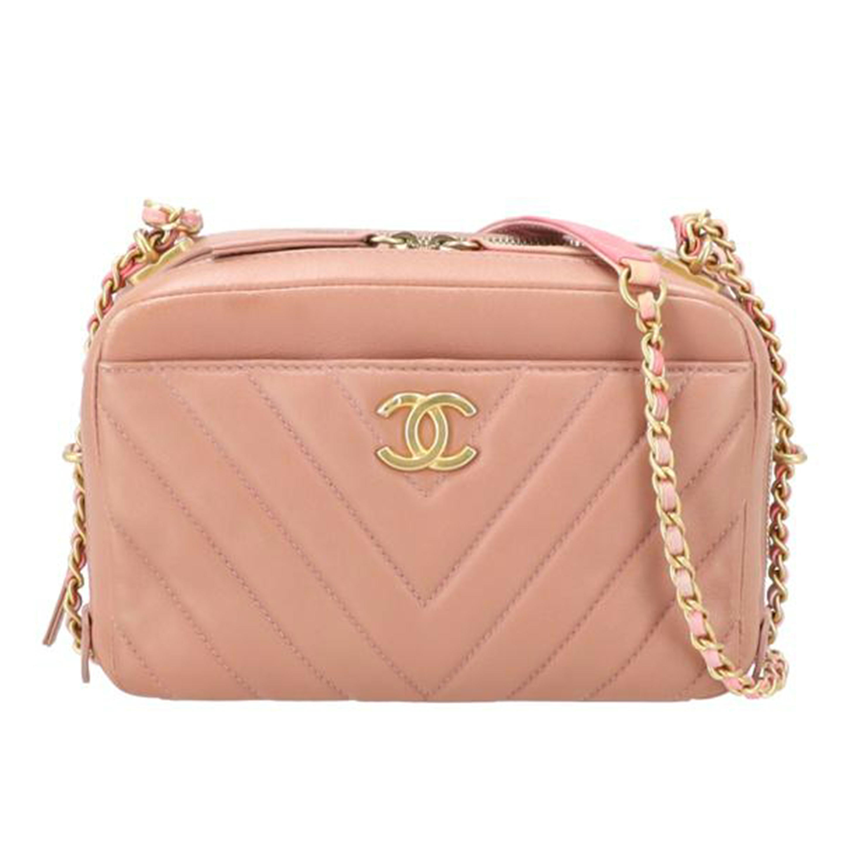 CHANEL シャネル/ミニチェーンショルダーGOLD金具//253*****/Bランク/75