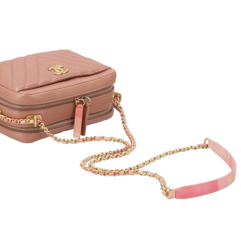 CHANEL シャネル/ミニチェーンショルダーGOLD金具//253*****/Bランク/75