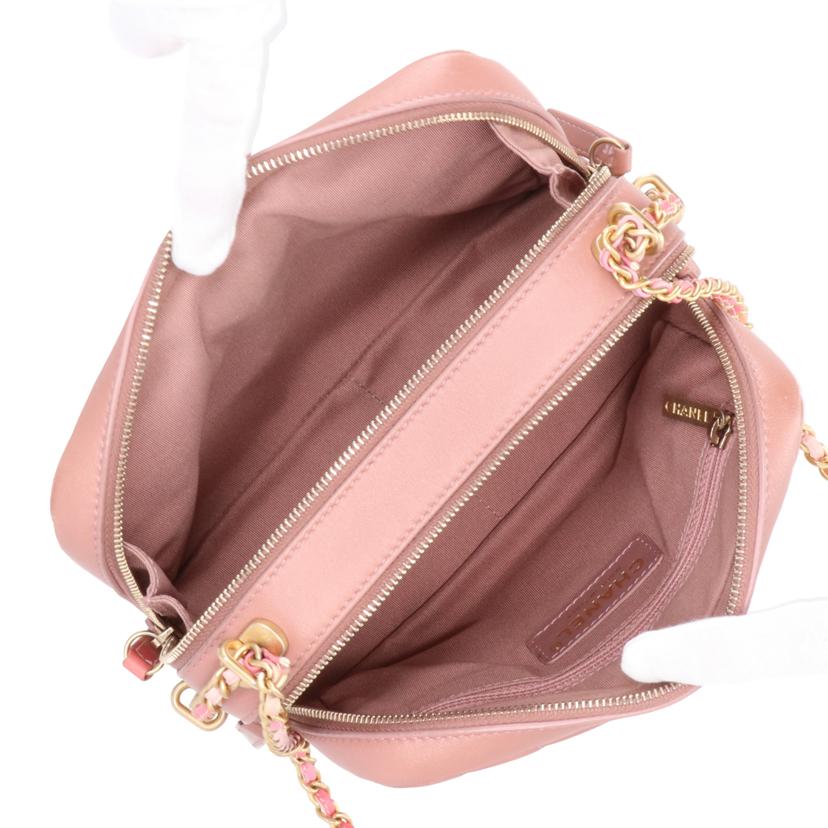CHANEL シャネル/ミニチェーンショルダーGOLD金具//253*****/Bランク/75