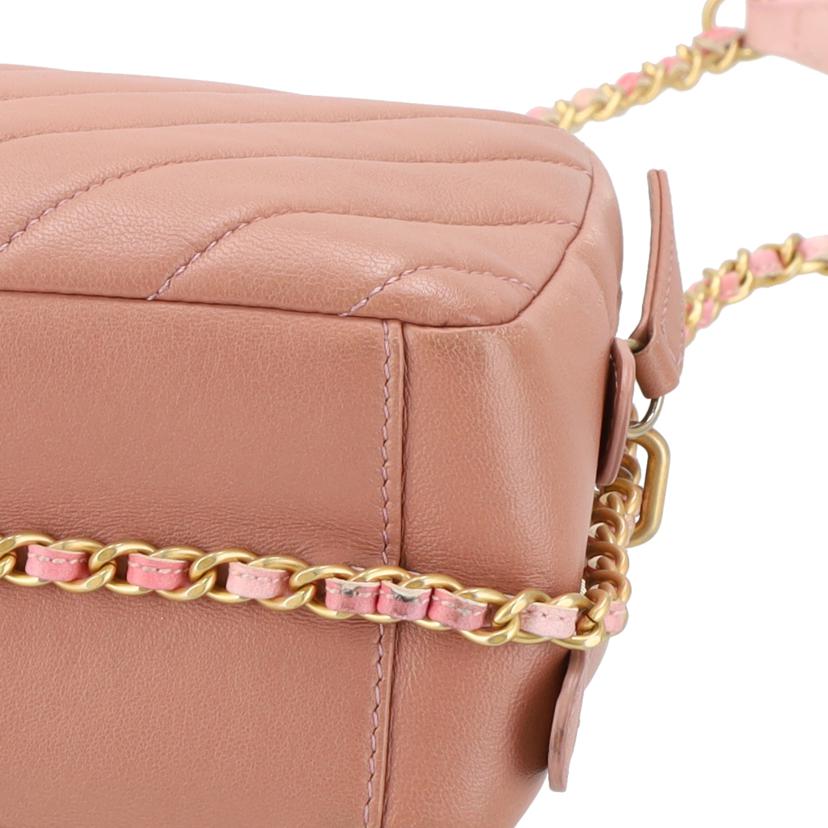 CHANEL シャネル/ミニチェーンショルダーGOLD金具//253*****/Bランク/75