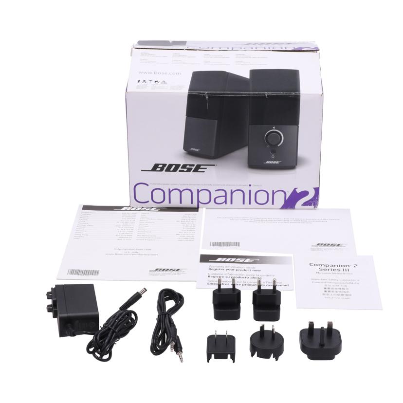 BOSE ボーズ　/マルチメディアスピーカー／Companion2　SeriesIII/354495-5100//060281Z21840033BE/ABランク/67