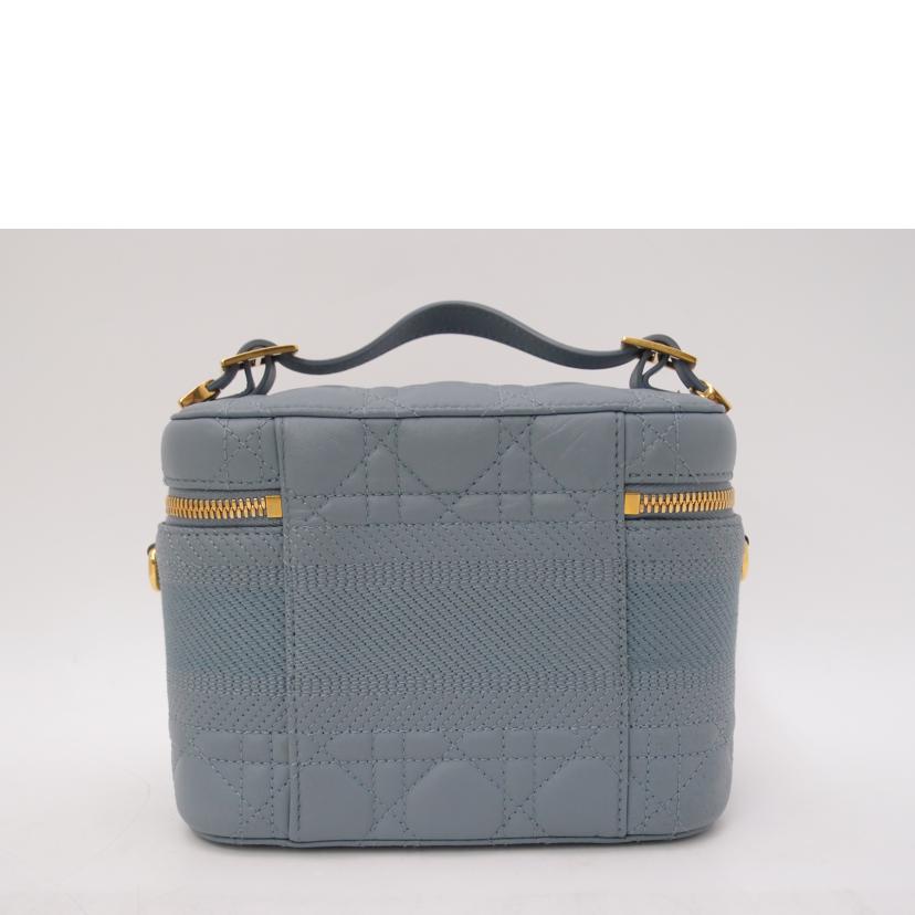 ChristianDior クリスチャンディオール/カナージュスモールバニティショルダー／ブルー系//BO1***/Aランク/69