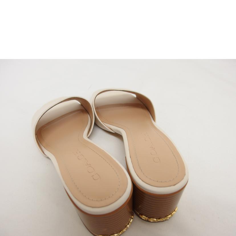 COACH コーチ/マギー　レザーミュール／チョーク　（24cm）/C2919//ABランク/04