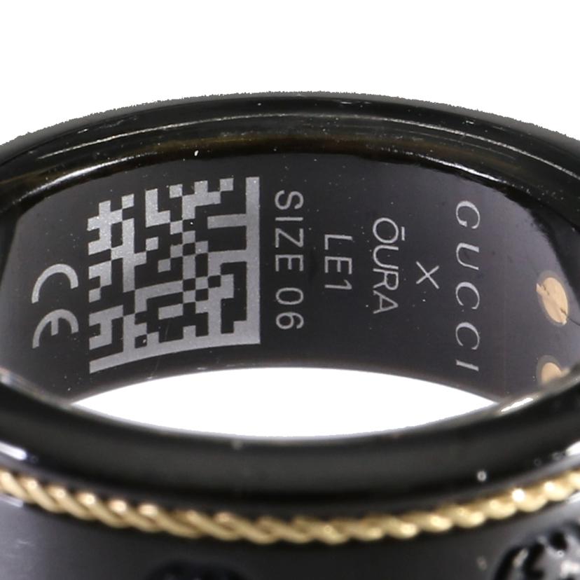 GUCCI×OURA／31 グッチ/GUCCIxオーラ　リング　＃6．5//ABランク/75