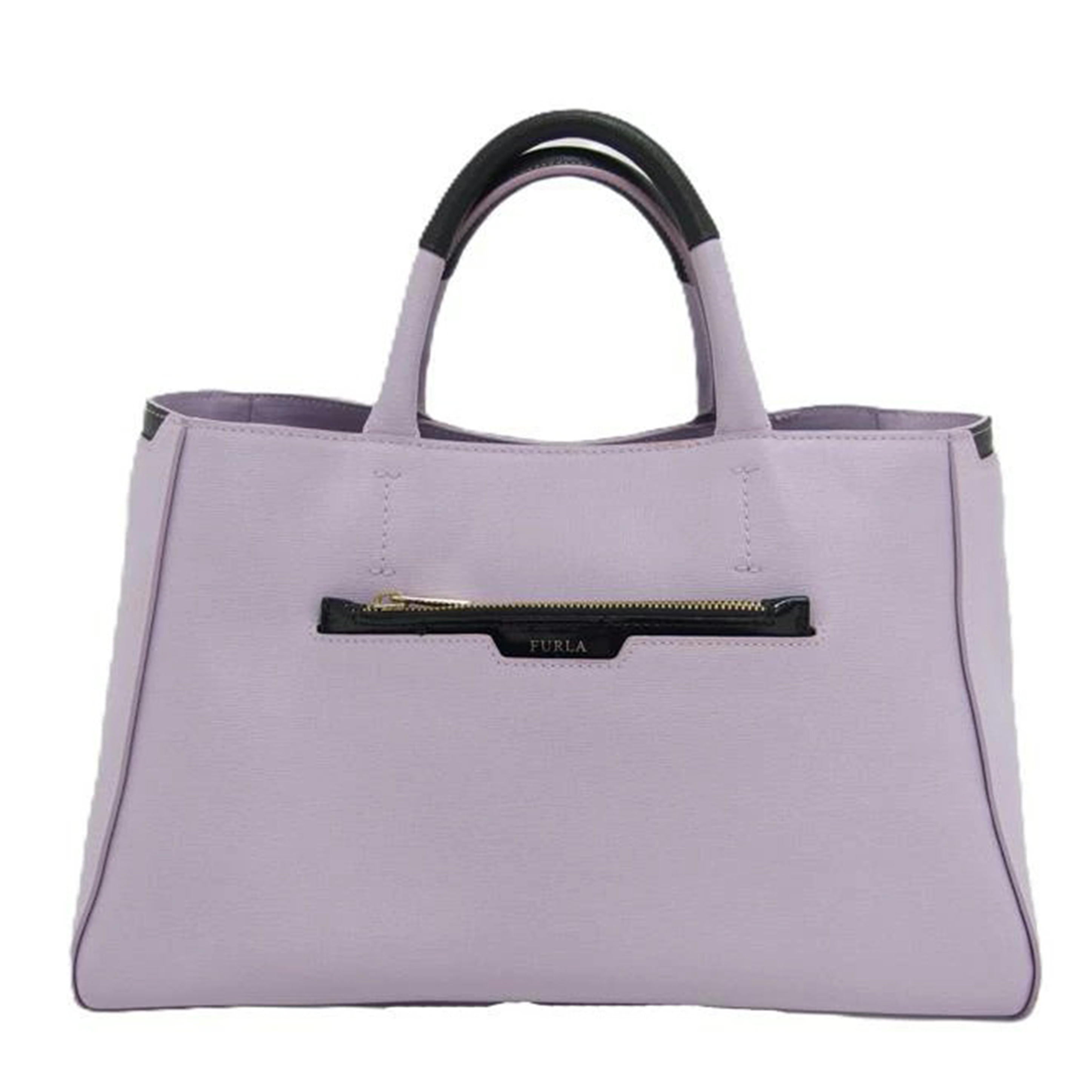 FURLA FURLA/レザートート／ポーチ付／ライトパープル/G6121/S2//177132 32/ABランク/04