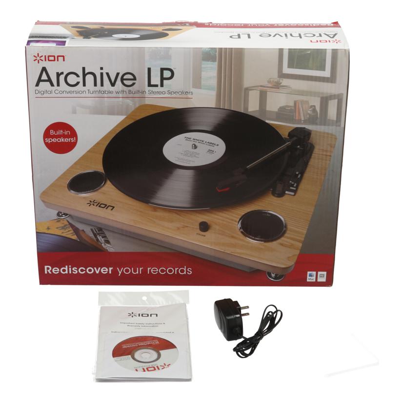 ION　AUDIO　 アイオンオーディオ 　/レコードプレーヤー/Archive LP//BF1703I53600321/Bランク/77