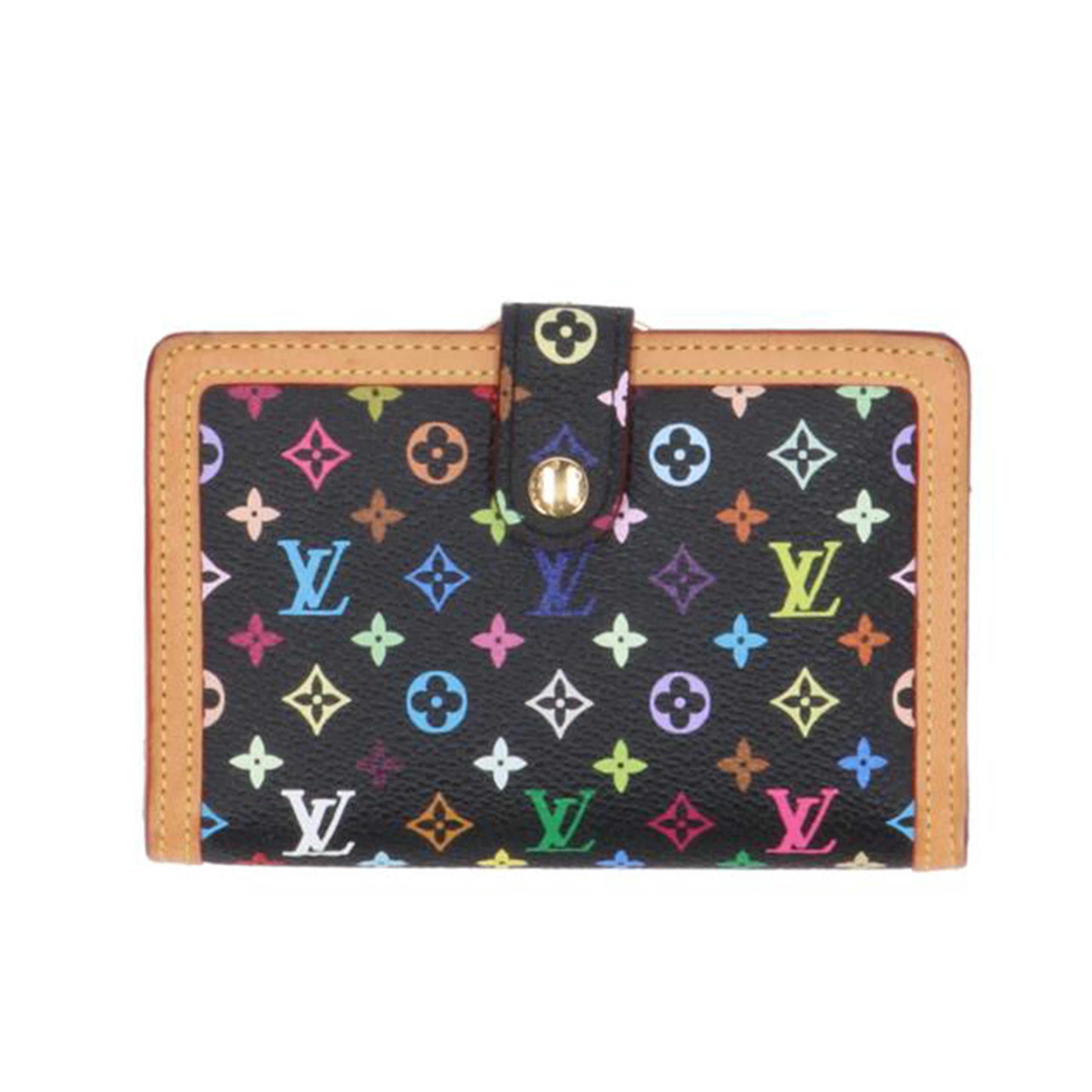 LOUIS VUITTON ルイヴィトン/ポルト　モネ　ビエ　ヴィエノワ／マルチカラー　ブラック　/M92988//TH0***/Aランク/75