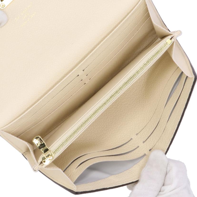 LOUIS VUITTON ルイヴィトン/ポルトフォイユ　サラ／アンプラント／メティス　クレーム/M83276//RFI*/Aランク/75