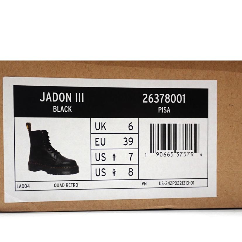 Dr.Martens ドクターマーチン/★ Dr.Martens JADON Ⅲ 8ホ-ルブ-ツ/26378001//UK6/ABランク/62