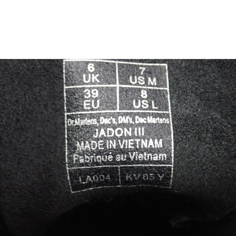 Dr.Martens ドクターマーチン/★ Dr.Martens JADON Ⅲ 8ホ-ルブ-ツ/26378001//UK6/ABランク/62
