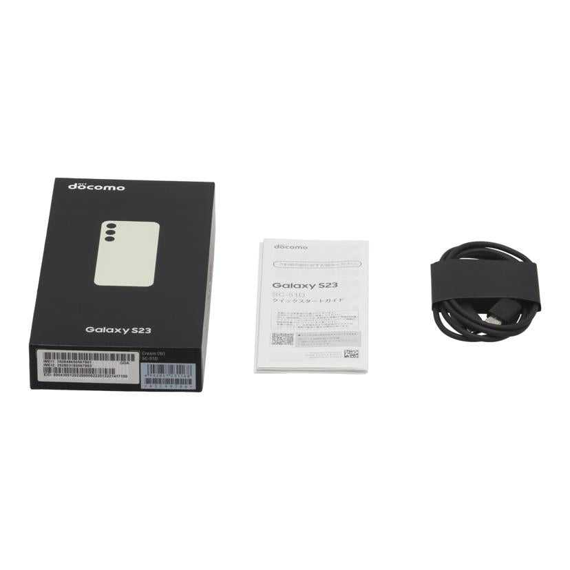 SAMSUNG　docomo サムスン　/スマートフォン／Galaxy　S23　256GB/SC-51D//RFCW404TJRZ/ABランク/77