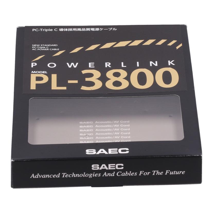 SAEC サエク　/電源ケーブル／PowerLink/PL-3800 1.5m//JAN4958892019043/ABランク/82