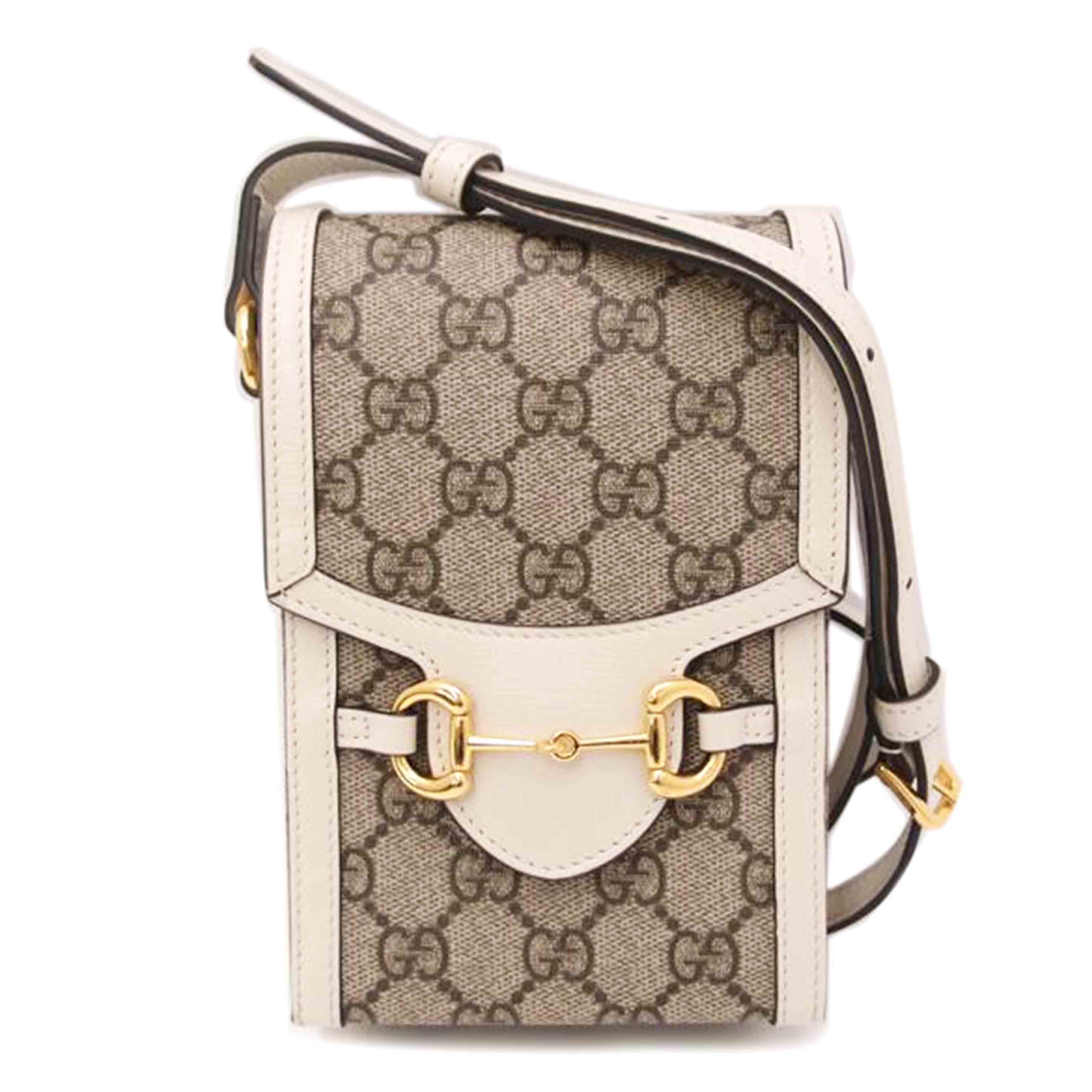 GUCCI グッチ/ホースビット1955GGスプリームショルダー／ホワイト/625615//041*/SAランク/69