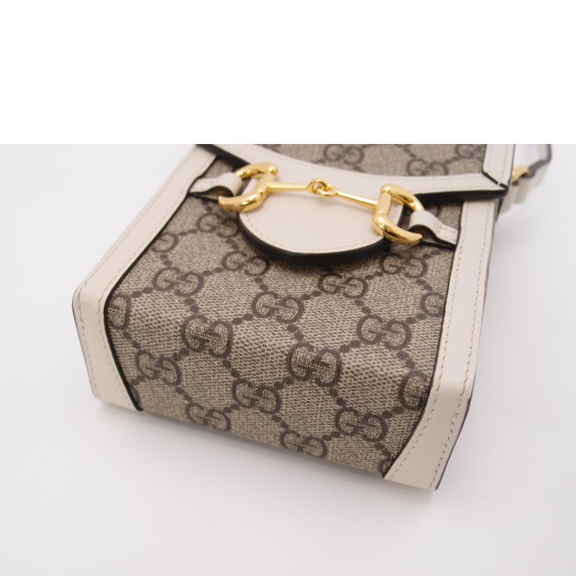 GUCCI グッチ/ホースビット1955GGスプリームショルダー／ホワイト/625615//041*/SAランク/69