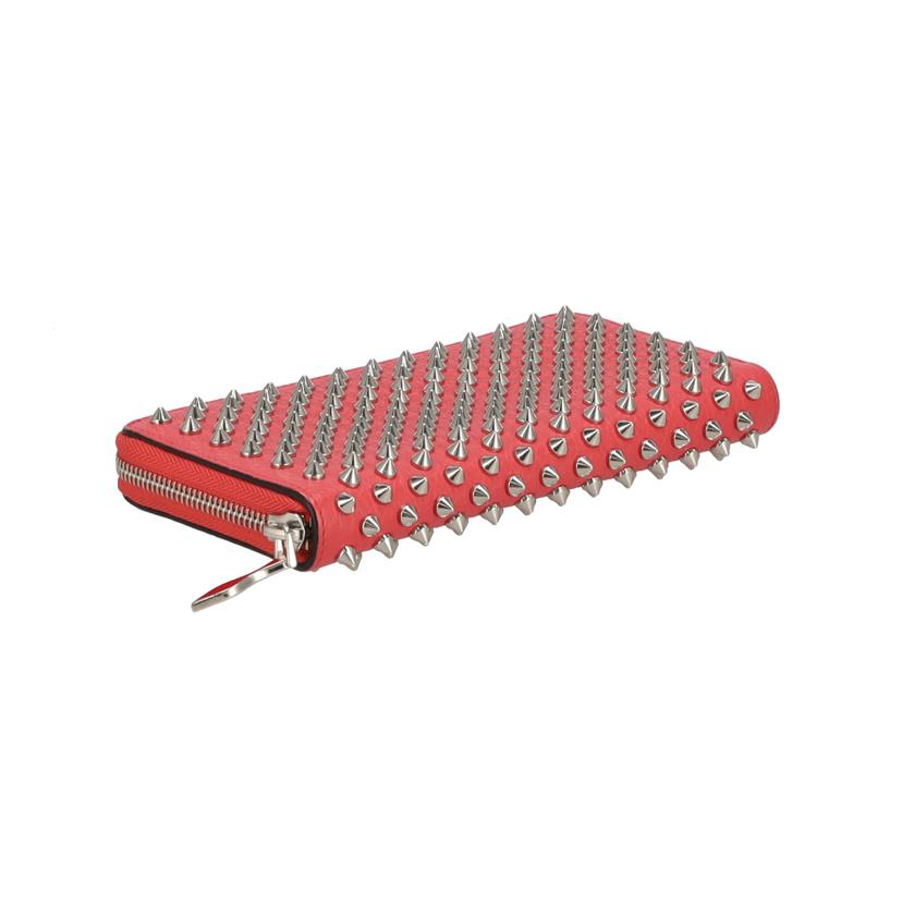 C.Louboutin ルブタン/C.Louboutin ラウンドファスナー長財布 ピンク スタッズ//SAランク/75