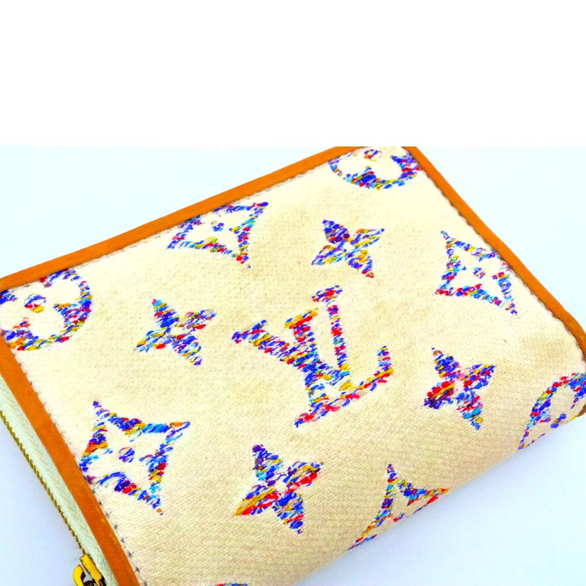 LOUIS VUITTON ルイヴィトン/ポルトフォイユ・ルー/MGジャガード/マルチカラー ホワイト/M83500//RFI*/Bランク/75