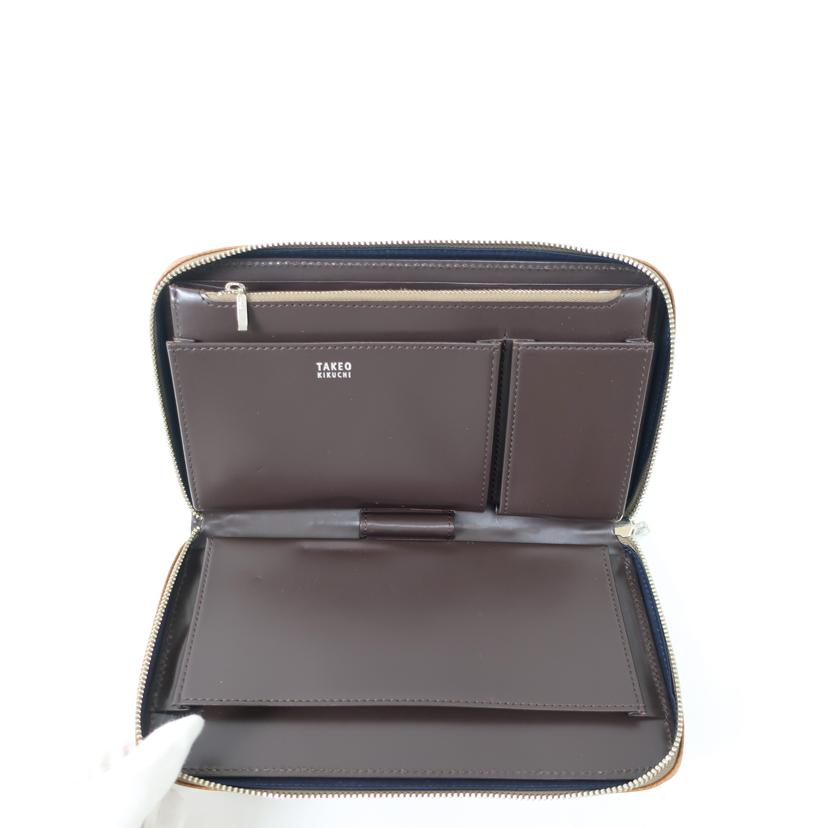 TAKEO　KIKUCHI タケオキクチ/スマートセルバッグ　セカンドバッグ　キャメル/713211//Aランク/65
