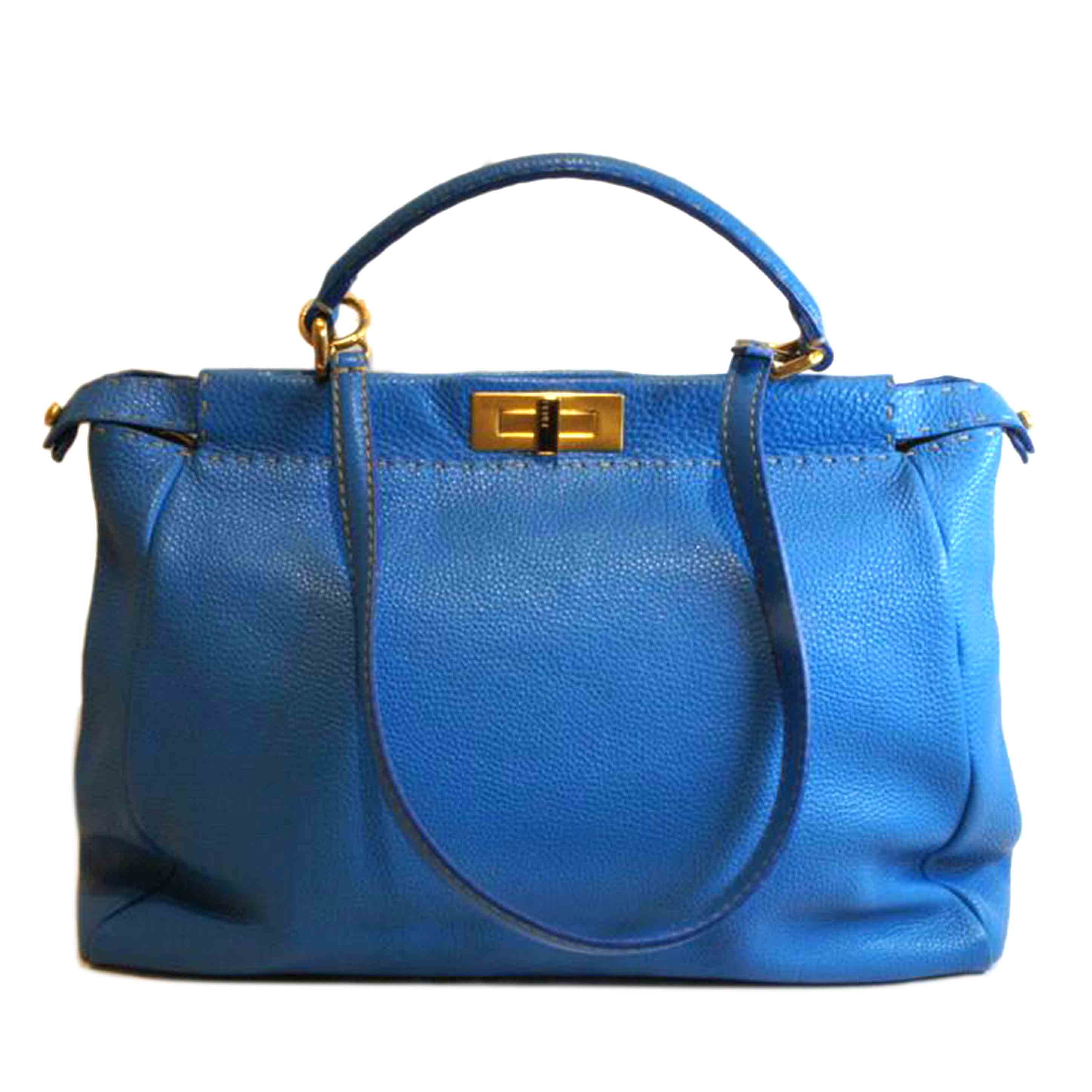 FENDI フェンディ/ピーカブーラージ2WAY／ブルー//ABランク/92