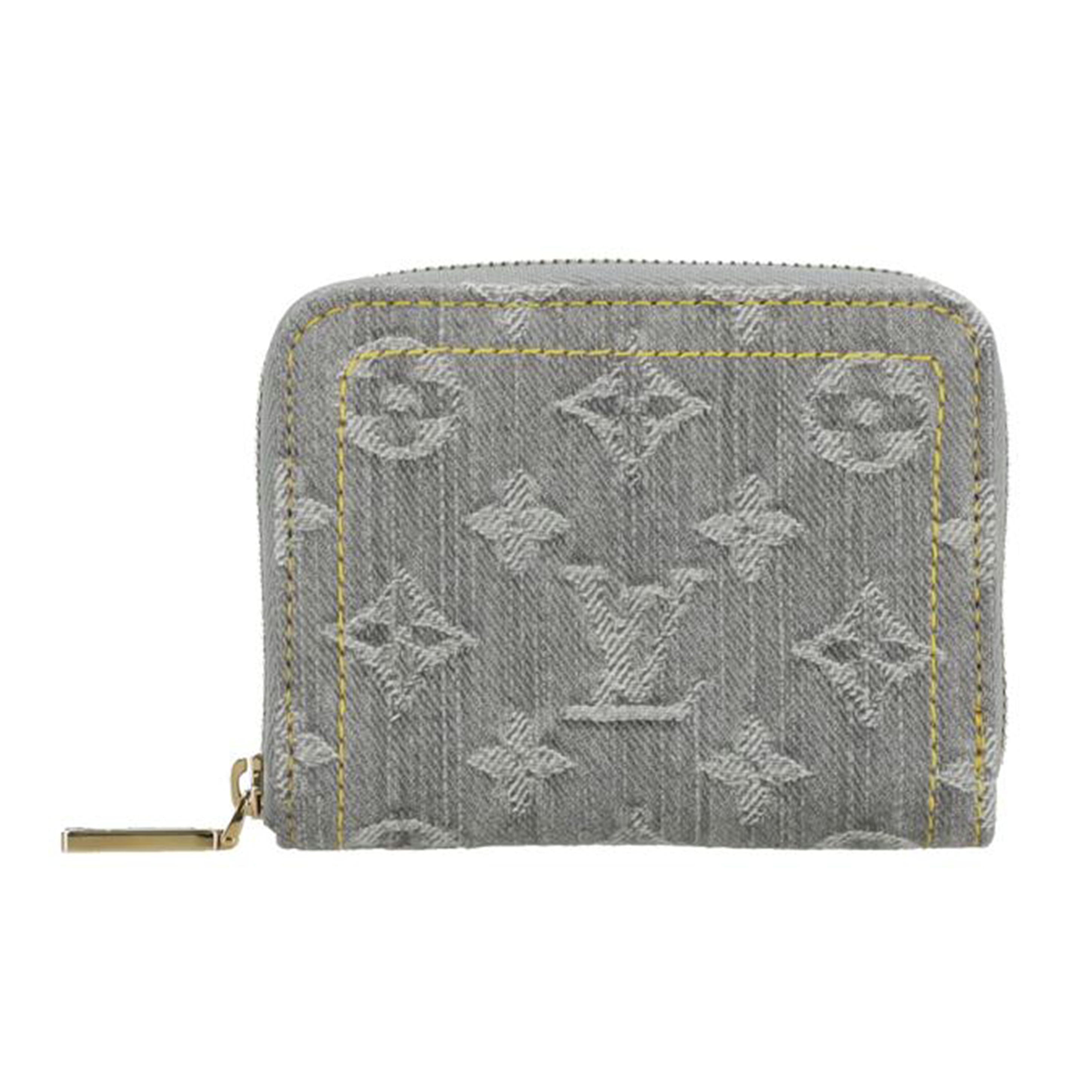 LOUIS VUITTON ルイヴィトン/ジッピー・コインパース／MGデニム／　ウォッシュドグレー/M14277//RFI*/Aランク/75
