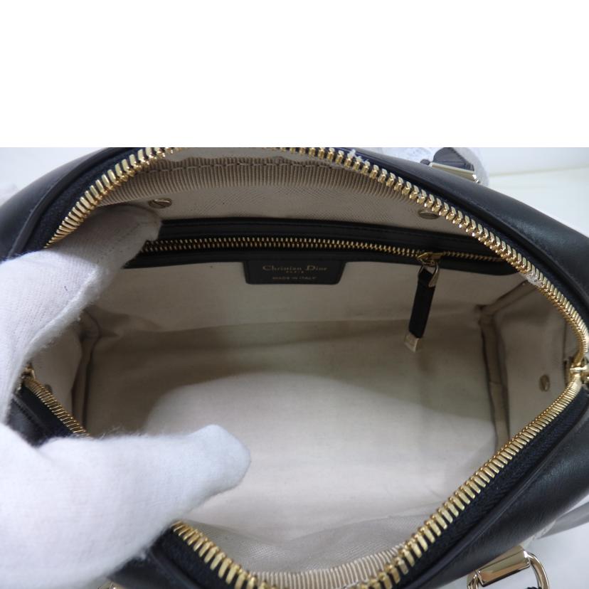 Christian　Dior クリスチャンディオール/VIBE／ヴァイブスモールボウリングハンドバッグ／黒×白/M6209OOBR//85-*******/SAランク/84