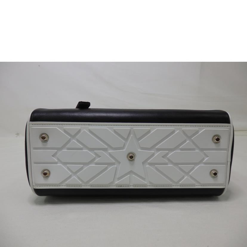 Christian　Dior クリスチャンディオール/VIBE／ヴァイブスモールボウリングハンドバッグ／黒×白/M6209OOBR//85-*******/SAランク/84