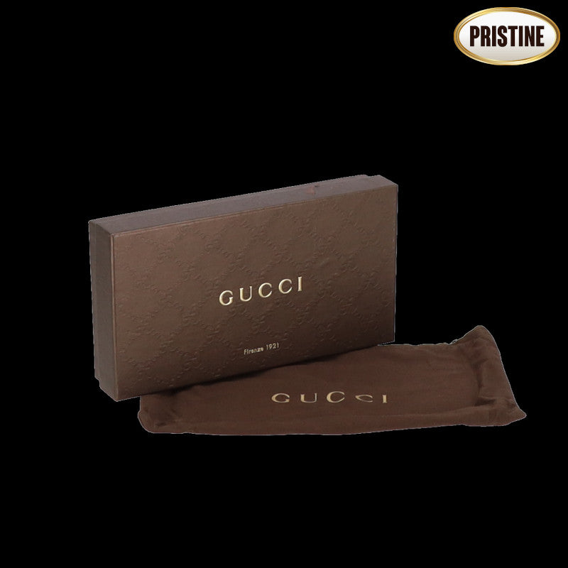 GUCCI　 グッチ/マットクロコダイルジップラウンドウォレット/374850//493***/SAランク/75