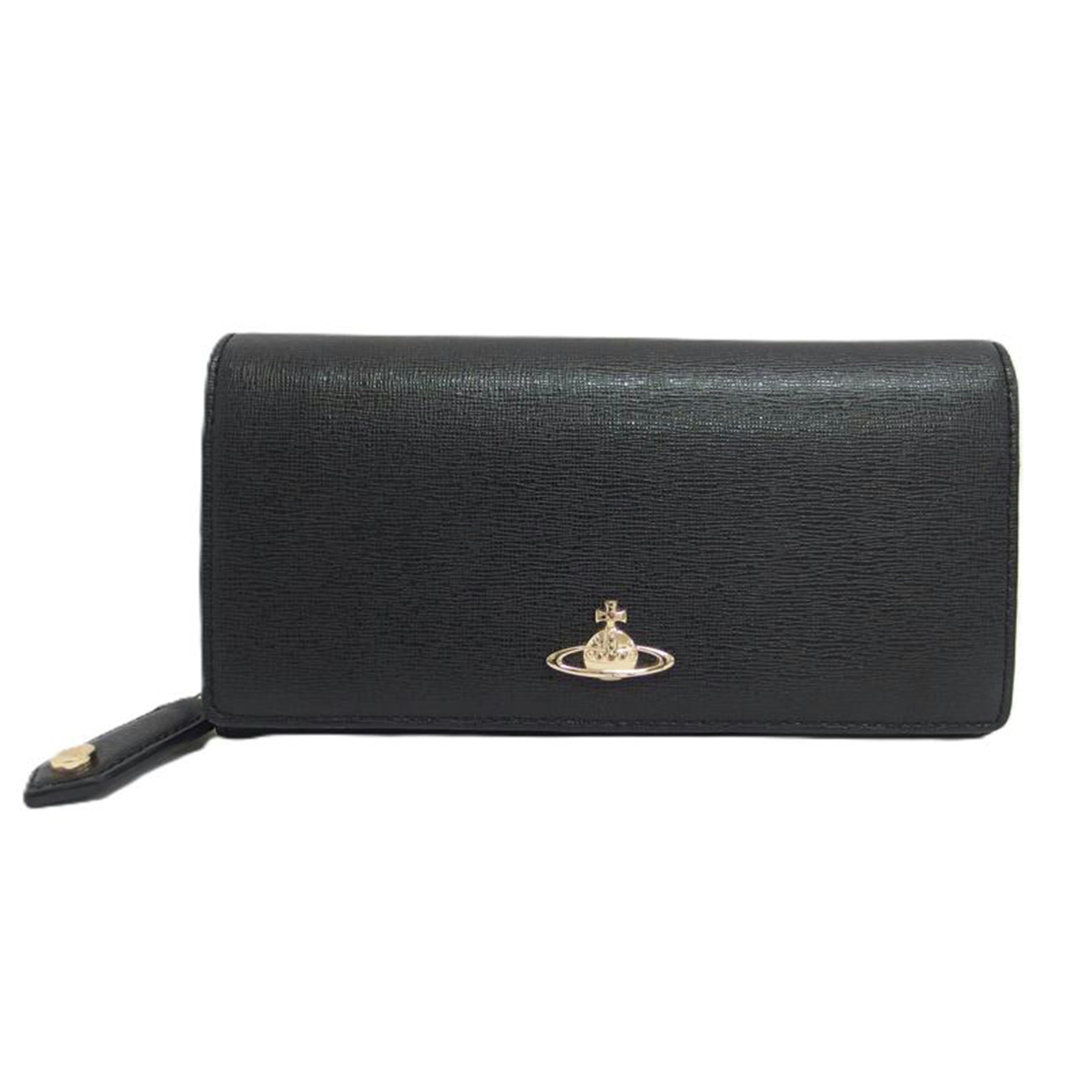 Vivienne　Westwood ヴィヴィアンウエストウッド/シェフィールド長財布／ブラック/321555//ABランク/04
