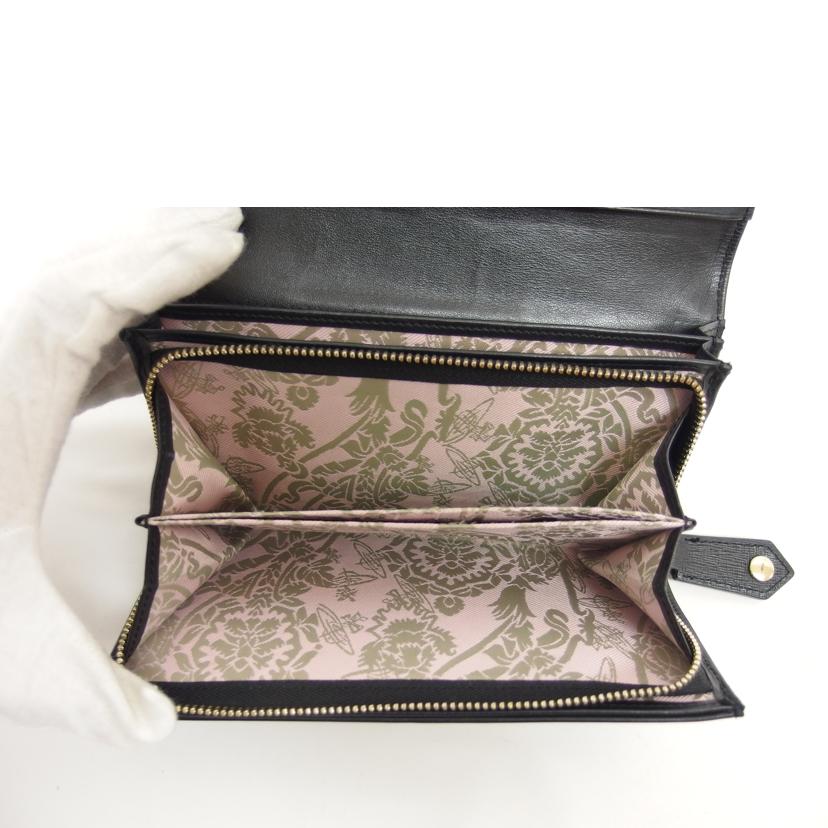 Vivienne　Westwood ヴィヴィアンウエストウッド/シェフィールド長財布／ブラック/321555//ABランク/04