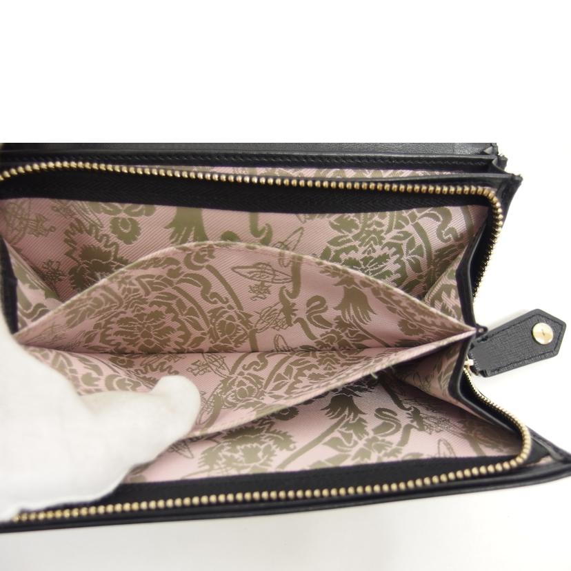 Vivienne　Westwood ヴィヴィアンウエストウッド/シェフィールド長財布／ブラック/321555//ABランク/04