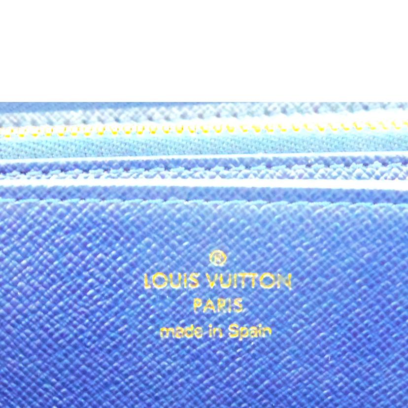 LOUIS VUITTON ルイヴィトン/モノグラムデニム ジッピー・ウォレットモノグラムデニム/ジャガードブルー/M81226//RFI*/Aランク/75