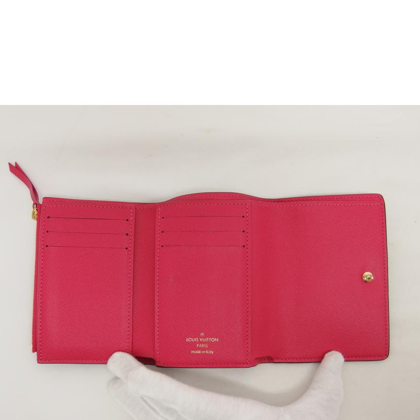 LOUIS　VUITTON ルイ・ヴィトン/ポルトフォイユ・ヴィクトリーヌ／ヴィヴィエンヌ／フューシャ/M68492//NZ3***/ABランク/04