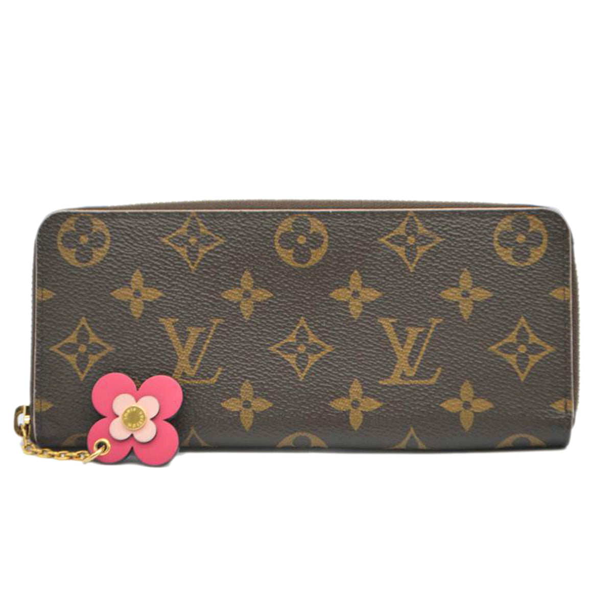 LOUIS VUITTON ルイヴィトン/ポルトフォイユ・クレマンス/モノグラム/フラワーチャーム/M64201//CI1***/ABランク/89