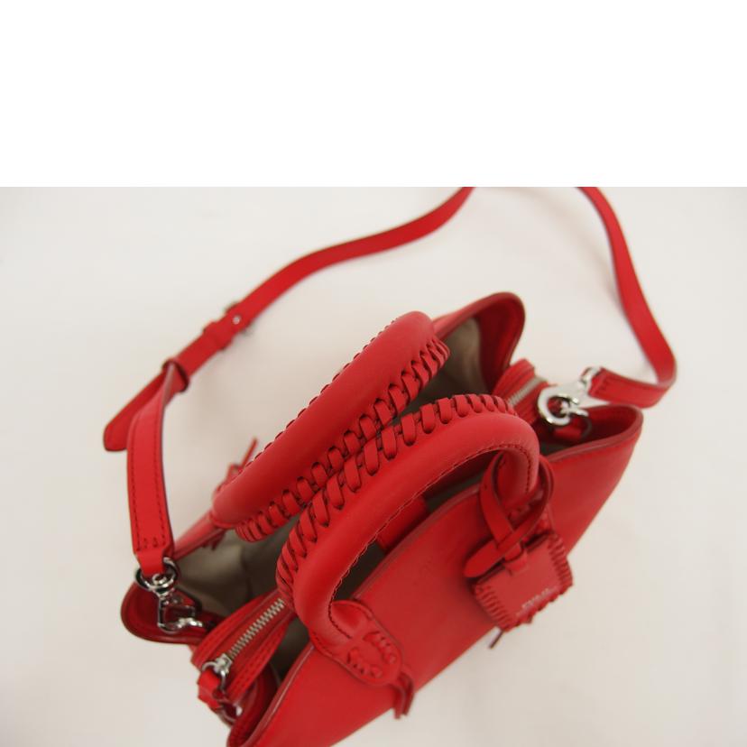 Ralph　Lauren ラルフローレン/2wayレザーハンドバッグ／レッド/＃0200011433//Aランク/04